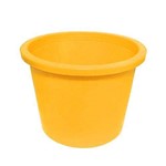 Cachepot Plástico Amarelo - Festa Chic