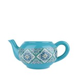 Cachepot Teapot Portuguese Tile Verde