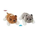 Cachorro de Pelúcia Bulldog em 2 Cores BBR Toys