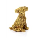 Cachorro Frescura Ouro Velho em Resina - Arte Retrô