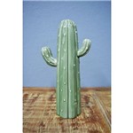 Cactus Decorativo em Cerâmica - Mini Candle - 19x10,5 Cm - Cor Verde - 41172