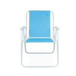 Cadeira Alta Aço Sannet Mor Azul