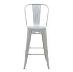 Cadeira Alta Iron Branca Ant. Original Entrega Byartdesign