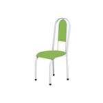 Cadeira Anatômica 0.122 Estofada Branco/verde - Marcheli