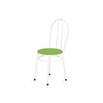 Cadeira Baixa 0.134 Redonda Branco/verde - Marcheli