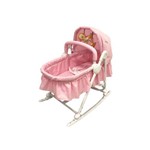 Cadeira Bebê Descanso e Balanço Rosa - Baby Style