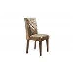 Cadeira Berlim 100% MDF (Kit com 2 Cadeiras) - Móveis Rufato - Café/ Animali Chocolate - Móveis Bom de Preço -