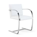 Cadeira Brno Barra Chata - Facto Branco Branca