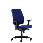 Cadeira Caderode Flute Diretor Executive Mesclado Azul/Preto
