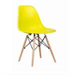 Cadeira Charles Eames Eiffel Dkr Wood Design Amarela