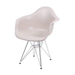 Cadeira com Braços Eames em Metal 1121 OR Design Fendi