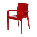 Cadeira Cream Cozinha Jantar 57,7x40x82cm Vermelho