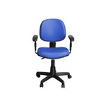 Cadeira de Escritório Ce-01bpbt Executiva Giratória Azul - Pethiflex