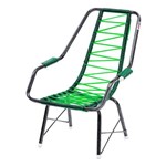 Cadeira de Fio Infantil Eletrostático Plus Verde Fabone Móveis