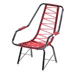 Cadeira de Fio Infantil Eletrostático Plus Vermelho Fabone Móveis