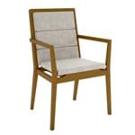 Cadeira de Jantar Davies com Braço - Wood Prime LC 20187