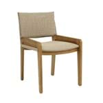 Cadeira de Jantar Lívia Linho - Wood Prime AM 4002