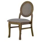 Cadeira de Jantar Medalhão Contemporânea - Wood Prime 16200 Liso