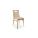 Cadeira de Madeira de Jantar Tucupi 40x51x81cm - Acabamento Stain Natural