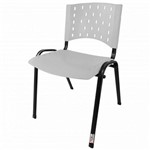 Cadeira de Plástico Empilhável BRANCA Iso Polipropileno - ULTRA Móveis