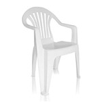 Cadeira de Plástico Suprema Unai Branca Antares