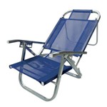 Cadeira de Praia Reclinável - Copacabana - Azul Royal - Botafogo