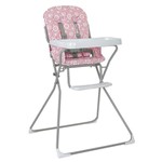 Cadeira de Refeição Bambini Até 15 Kg Rosa Tutti Baby