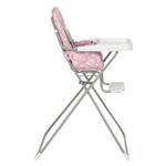 Cadeira de Refeição Bambini Até 15kg com Cinto de 5 Pontos e Dobrável - Tutti Baby