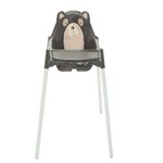 Cadeira de Refeicao Plástica Teddy Marrom Alta com Pernas de Aluminio Anodizado Tramontina 92370/109