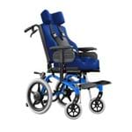 Cadeira de Rodas Conforma Tilt Reclinável com Apoio Postural 40cm Azul Glacial Ortobras (Cód. 31)