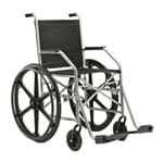 Cadeira de Rodas em Aço - Ortopedia Jaguaribe - 1009 PI - Pneu Inflável