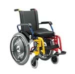 Cadeira de Rodas em Alumínio - Ortopedia Jaguaribe - Ágile Infantil - 33cm