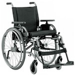 Cadeira de Rodas em Alumínio Taipu Jaguaribe Assento 44 Prata