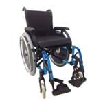 Cadeira de Rodas K3 Alumínio Pés Removíveis 44cm Azul Ortobras (Cód. 12149)
