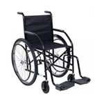 Cadeira de Rodas Nylon Preta - 85 Kg