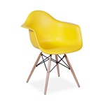 Cadeira Decorativa, Amarelo, Eames DAW