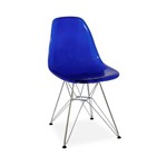 Cadeira Decorativa, Azul Brilho, Eames DSR