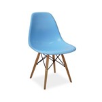Cadeira Decorativa, Azul, Eames DSW