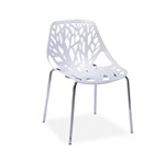 Cadeira Decorativa, Branco, Folha