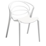 Cadeira Decorativa, Branco Fosco, New Design III