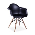 Cadeira Decorativa, Preto, Eames DAW