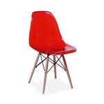 Cadeira Decorativa, Vermelho Brilho, Eames DSW