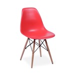Cadeira Decorativa, Vermelho, Eames DSW