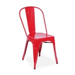 Cadeira Decorativa, Vermelho, Retrô