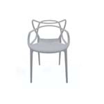 Cadeira Design Alegra Master Philippe Starck Cinza Claro Polipropileno Cozinhas Aviv Fratini