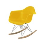 Cadeira Dkr 1122 de Balanço Amarela