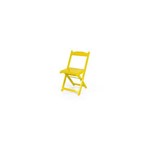 Cadeira Dobrável - Amarelo - Btb Móveis