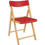 Cadeira Dobrável Verniz/vermelho Potenza