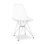Cadeira Eames DSR Transparente MK-971 - Makkon