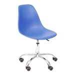 Cadeira Eames Office Azul Petróleo Azul Petróleo
